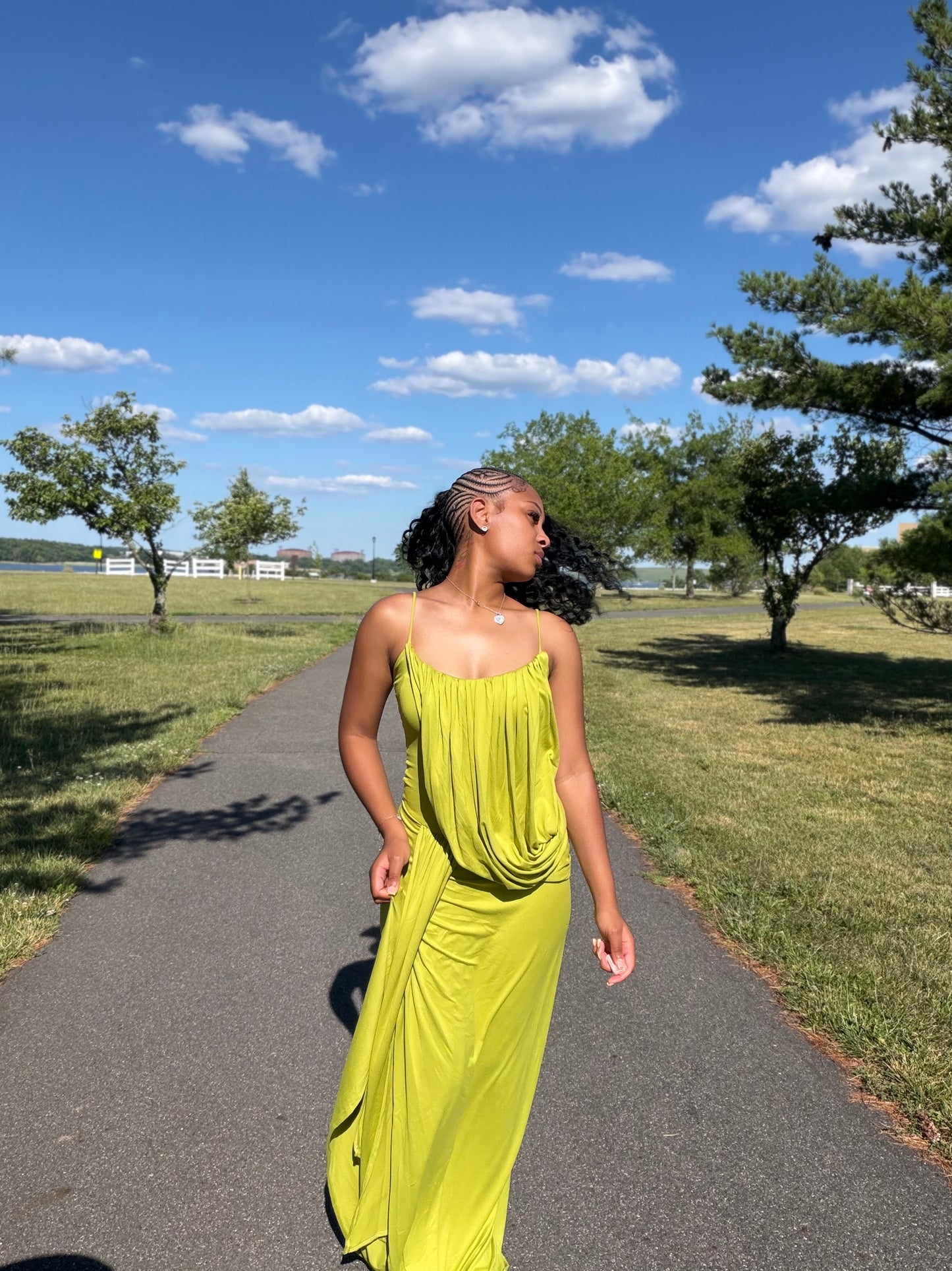 Layered Bloom Dress