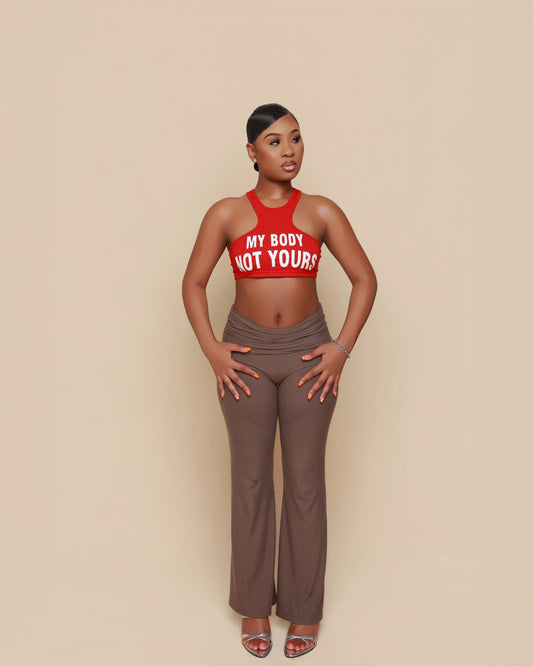 Her temple Crop Top Tank