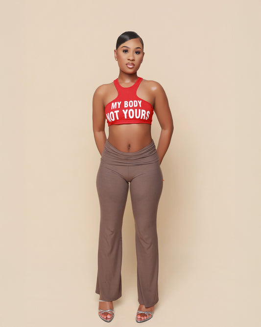 Her temple Crop Top Tank