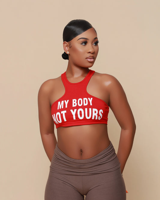 Her temple Crop Top Tank